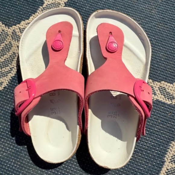 Birkenstock Gizeh Pink Narrow Fit 35 Sandals - Picture 1 of 11
